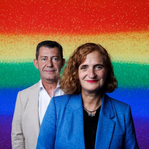 Nicolás Oriol y Esther de Gaspar, el paso al frente de los aliados: «Si alguien tiene que preguntar a qué baño debe ir es que el entorno no es tan seguro»