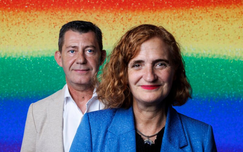 Nicolás Oriol y Esther de Gaspar, el paso al frente de los aliados: «Si alguien tiene que preguntar a qué baño debe ir es que el entorno no es tan seguro»