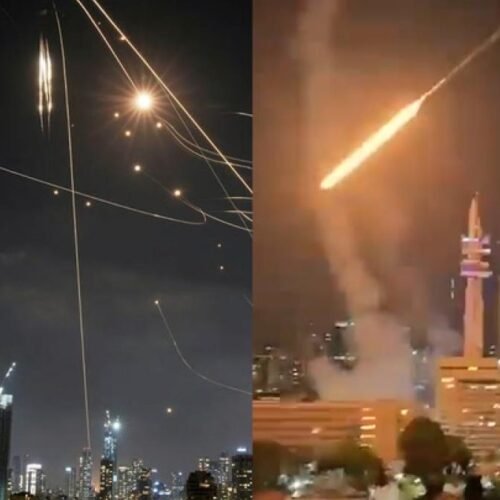 Noche de pánico en Israel por el contraataque con misiles de Irán