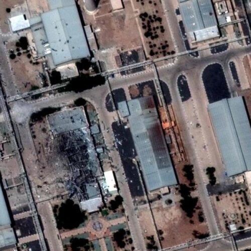 El antes y el después en fotografías tomadas por satélite tras el bombardeo de EE.UU en Irán