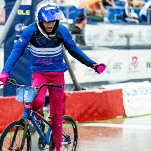 Mia Ayats, bronce mundial de BMX y tercera corona europea con solo 12 años