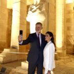 Felipe y Letizia: una noche en el templo de la reina Hatsheptut