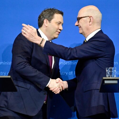 Alemania y Francia hacen frente común ante el «chantaje» y los aranceles de Trump: «Habrá una respuesta firme de Europa»