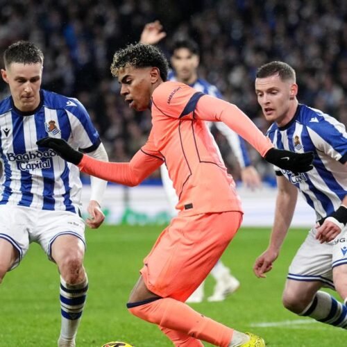 Un insistente Barça se estampa ante la Real Sociedad en un partido con mucha polémica