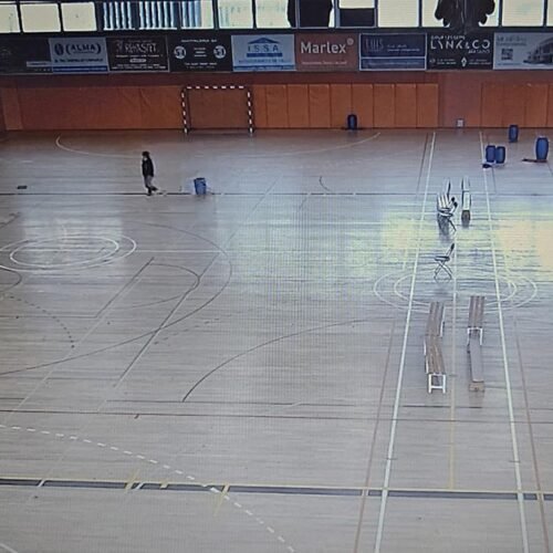 La lluvia vuelve a dejar inutilizable el pabellón de Balonmano de Mataró y suspende la jornada
