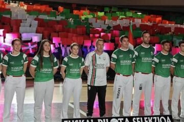 La selección vasca de pelota seguirá disputando partidos internacionales, tras inhibirse el TAS