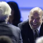 Lagarde deja plantado a Lutnick en medio de una cena en Davos por sus críticas a Europa