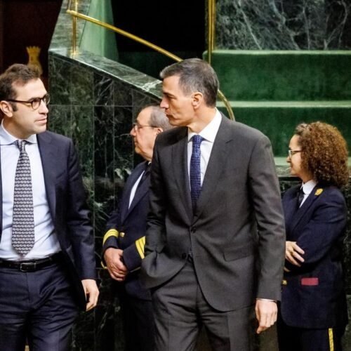 Última hora de la comparecencia de Sánchez: Carlos Cuerpo sustituye a María Jesús Montero y será vicepresidente; Arcadi España, ministro de Hacienda