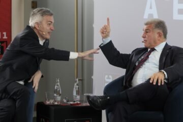 Debate Laporta – Font: el cara a cara entre los candidatos a la presidencia del Barcelona en TV3, en directo