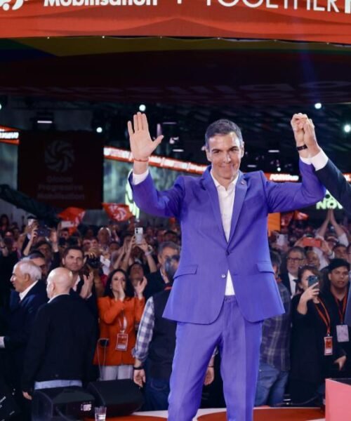 Sánchez clama en Barcelona: “Los ultras y las derechas lacayas gritan porque su tiempo se acaba”