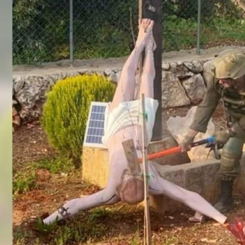 Israel promete reparaciones tras confirmar que uno de sus soldados profanó una figura de Jesús