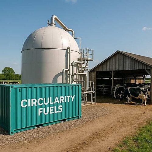 El «oro marrón» de las granjas: aviones con combustible procedente del estiércol