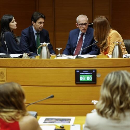 PP y Vox aprueban el dictamen de la comisión de la dana de las Corts entre críticas de la izquierda