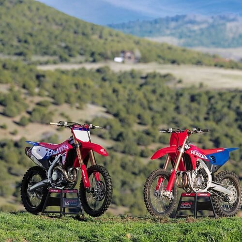 Honda renueva su gama CRF con una nueva generación de modelos 450 más potentes y ligeros