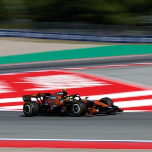 Norris cuestiona la hegemonía de Mercedes en el primer día del GP de Barcelona; Alonso, penúltimo
