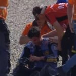 Fea caída de Àlex Márquez en Assen en un primer día dominado por Bezzecchi