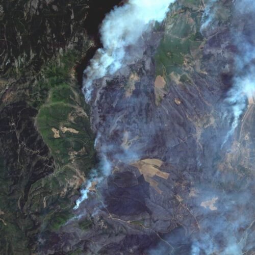 Los incendios también se combaten desde el espacio