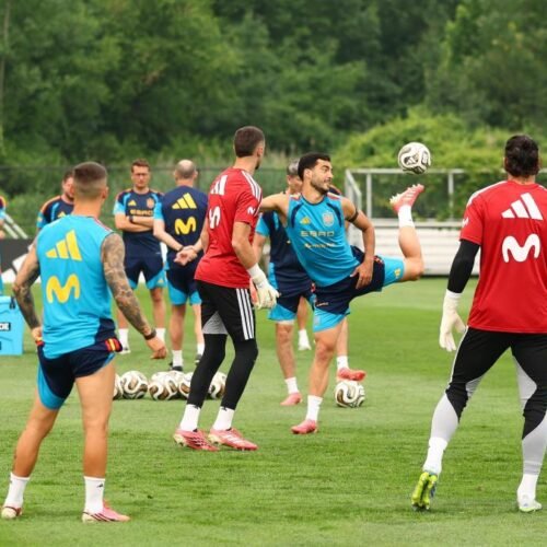 Suspendido el último entrenamiento de España antes de la final del Mundial por mal tiempo