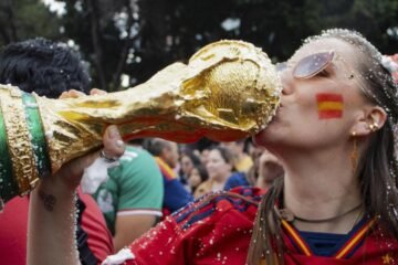 Las mejores imágenes de las celebraciones de la victoria de la Selección