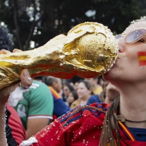 Las mejores imágenes de las celebraciones de la victoria de la Selección