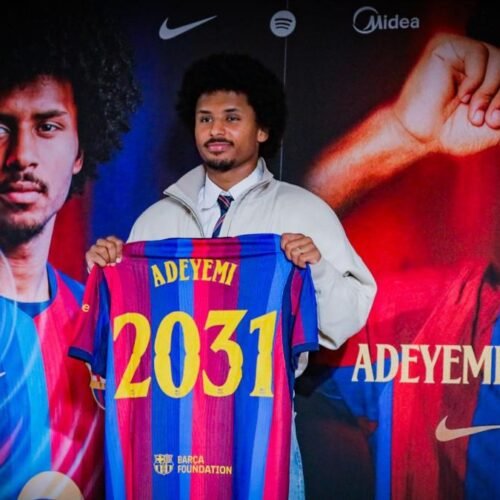 Adeyemi: “Flick ha sido un pilar para venir al Barça”