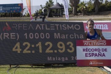 María Pérez, nuevo récord de España de 10.000 metros marcha