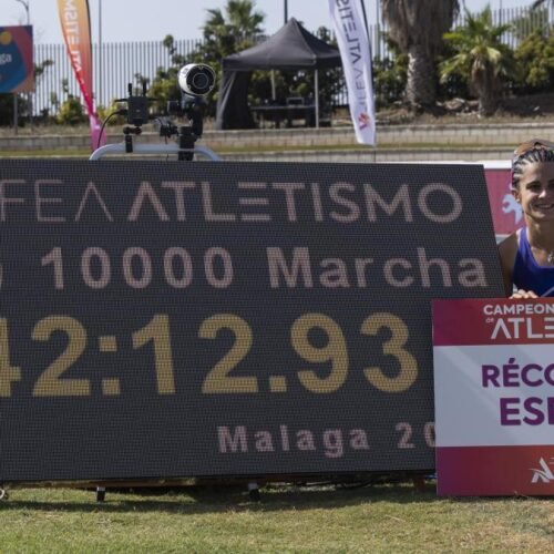 María Pérez, nuevo récord de España de 10.000 metros marcha