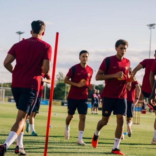 La Masia toma Birmingham: los 17 aspirantes a convencer a Flick
