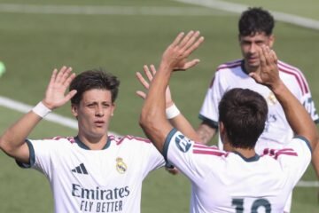 El Madrid golea al Leganés con Valverde en el campo y Dumfries en la grada