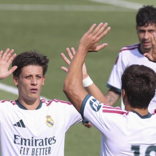 El Madrid golea al Leganés con Valverde en el campo y Dumfries en la grada