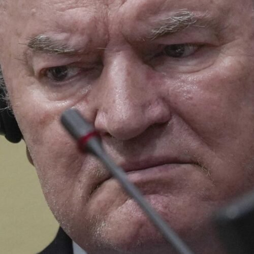 Muere el general serbobosnio Ratko Mladic, condenado por genocidio