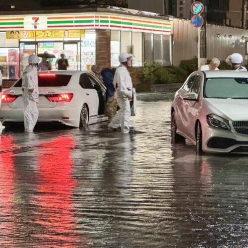 Al menos ocho muertos y miles de evacuados por las lluvias torrenciales al este de Japón