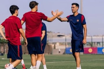 Busquets inicia su carrera en el banquillo como técnico asistente del Barça Atlètic