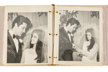 El álbum privado de la boda de Elvis y Priscilla Presley, a subasta