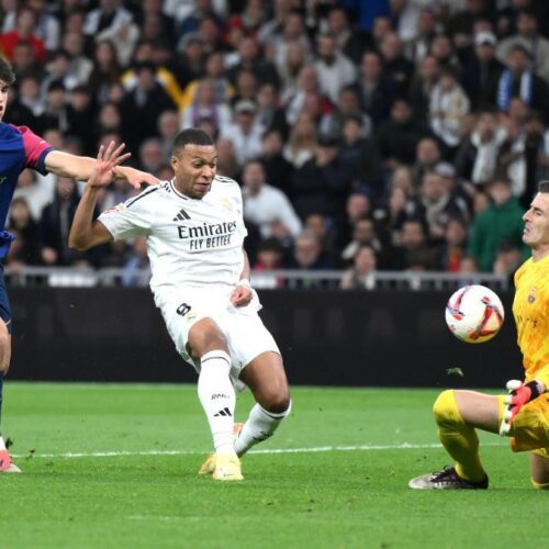 Mbappé se inspira ante el Barça: es el rival de la Liga al que más marca, 1,2 goles por partido